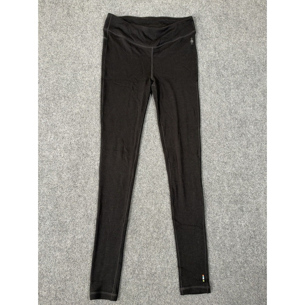 Smartwool Women's Black Thermal Merino 250 Base Layer Bottoms Size Medium Pants